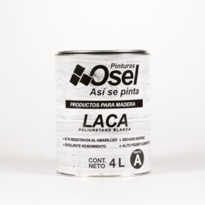 LACA POLIURETANO SATINADA BLANCO PARTE A (2:1)