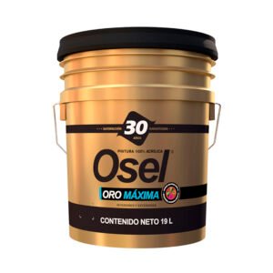 PINTURA MATE OSEL ORO MAXIMA BLANCA