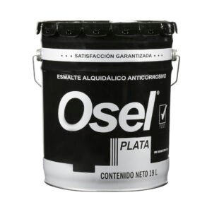 ESMALTE MATE OSEL PLATA NEGRO